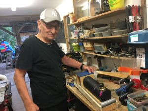 Steam engine in production