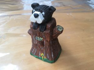 Whittled bear